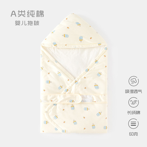 Newborn baby blanket, newborn blanket, pure cotton blanket, spring and autumn thin cotton baby quilt, swaddling room supplies