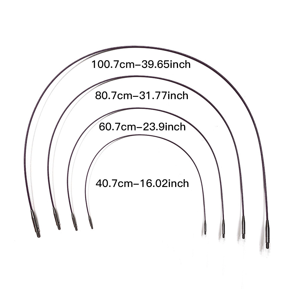Crochet pulido a mano transfronterizo estabilizador de madera púrpura desmontable alfombra crochet tunecina crochet 12 conjuntos