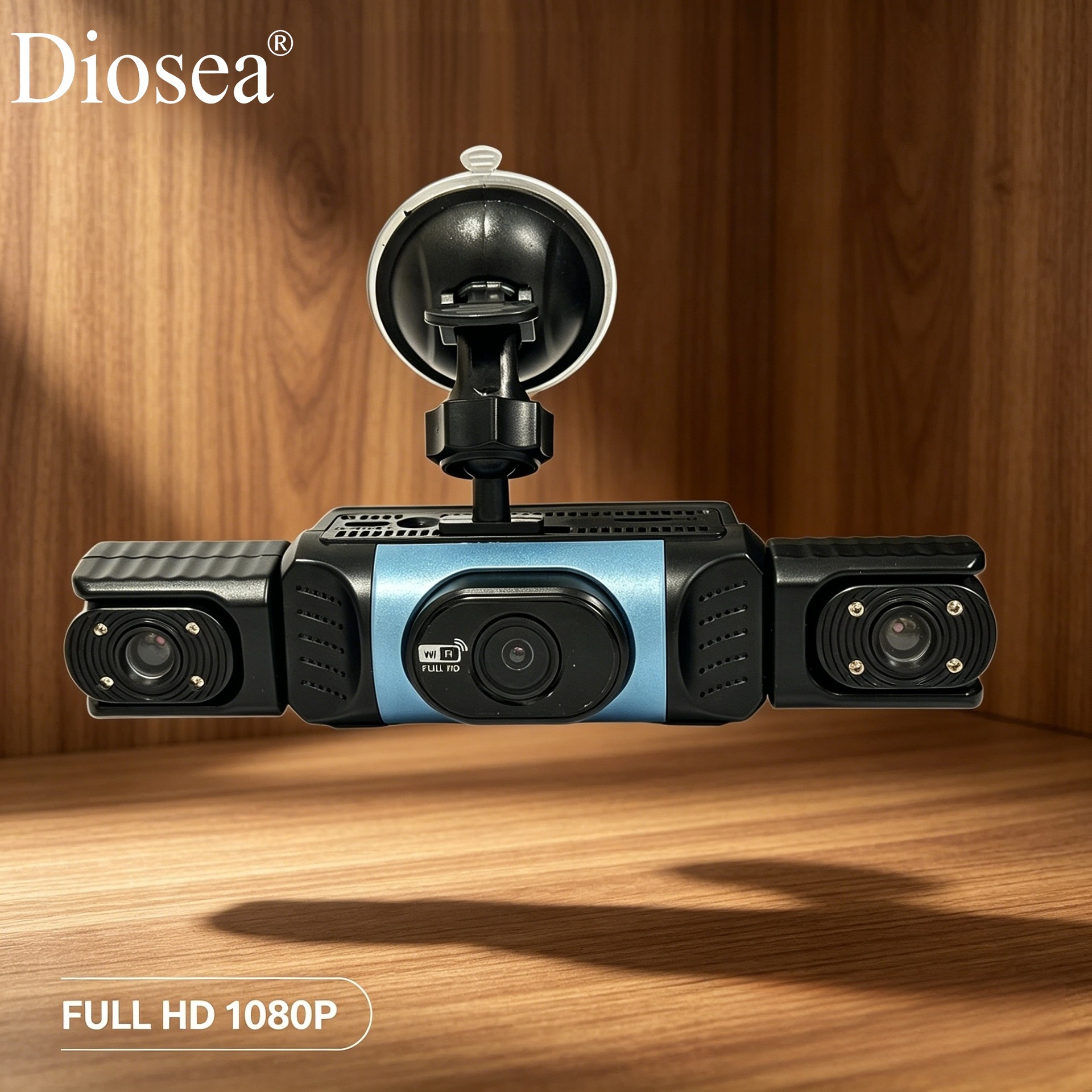 New XC405 triple-channel collision detection emergency locking parking guard HD dashcam, directly from the factory