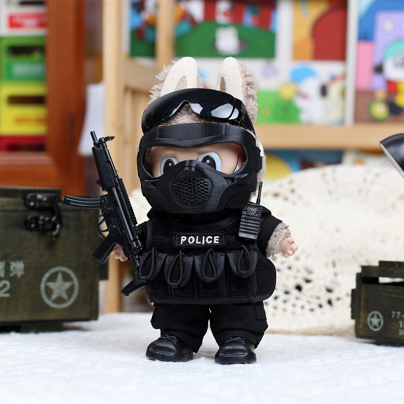 Baby Clothes Only] First/Third Generation Labubu Neutral Baby Clothes Vinyl Doll Clothes the Dark Knight Rises Heartbeat Macaron