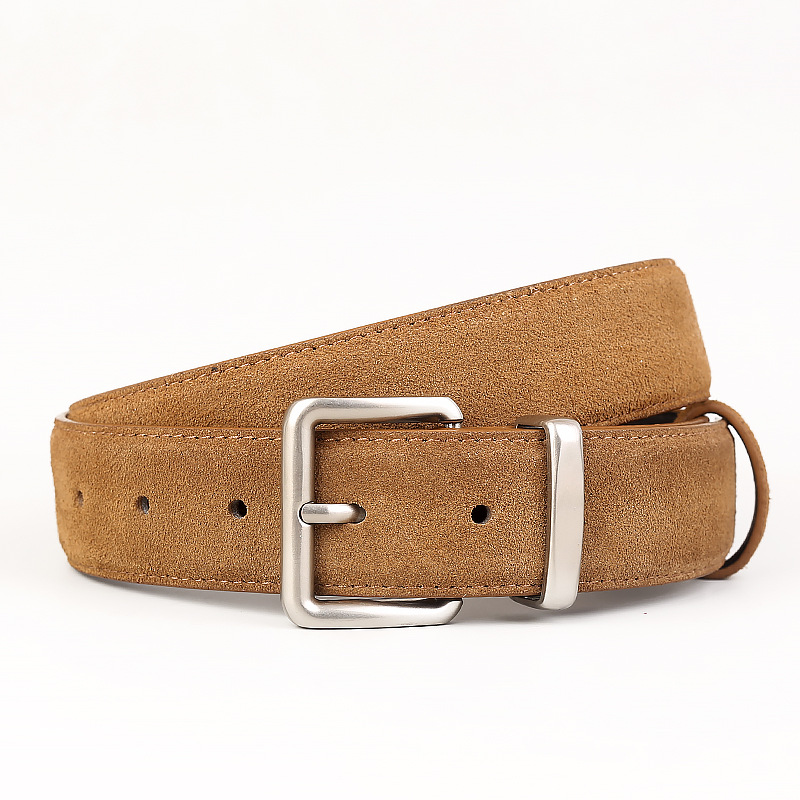 Brown-silver buckle