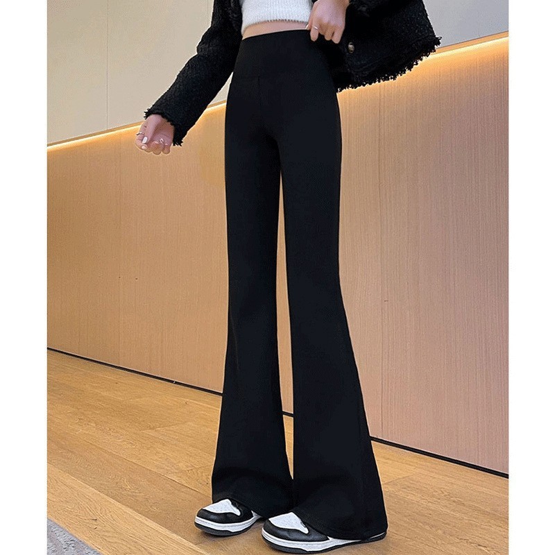 Exclusivo de grasa MM para aumentar el peso de los pantalones de tiburón, pantalones de mujer, 300 kg de base, cintura alta, abdomen cerrado, mejora de las caderas.