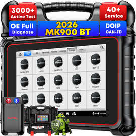 道通AUTEL MK900BT汽车全系统诊断仪ECU编码示波器检测全系统扫描