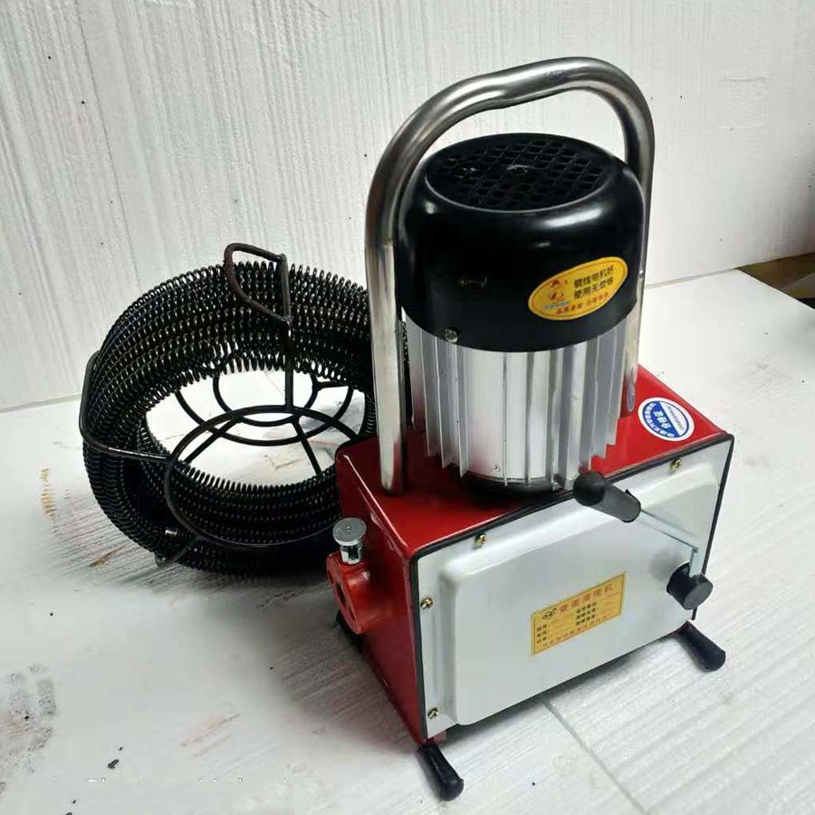 厂家供应 100B型疏通机 电动家用疏通厨房厕所下水道疏通机