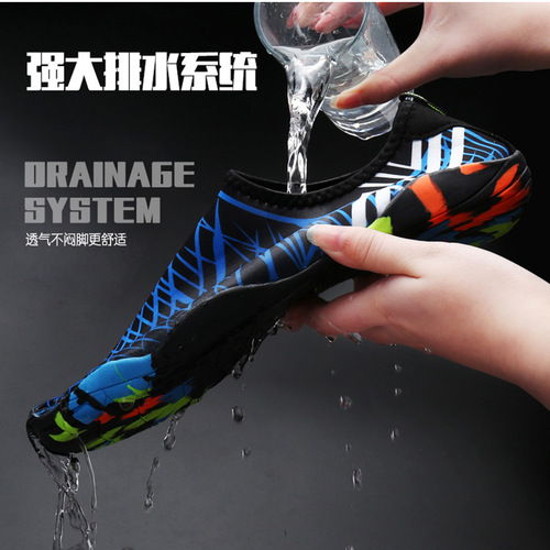 Summer beach camping outdoor beach shoes for men and women snorkeling and wading shoes reef quick-drying non-slip breathable river-tracing shoes