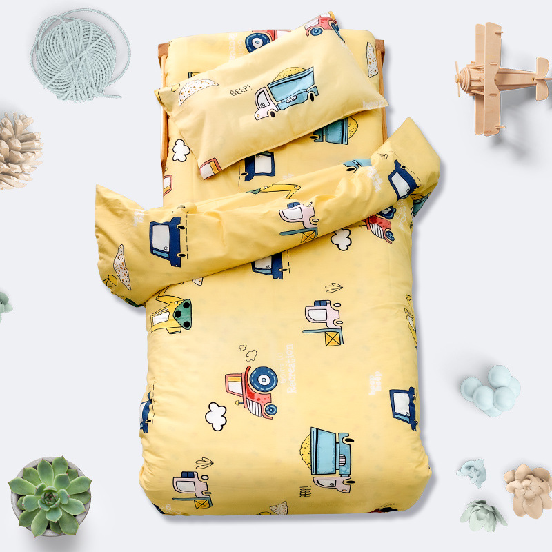 Kindergarten quilt three-piece cotton children's nap quilt children's bedding kit bedding six-piece wholesale
