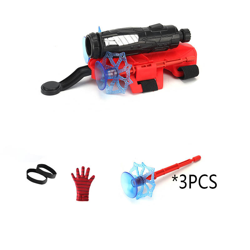Juegos de lanzamiento de araña transfronterizos para niños pulseras pulseras de roles juguetes de lanzamiento de eyección