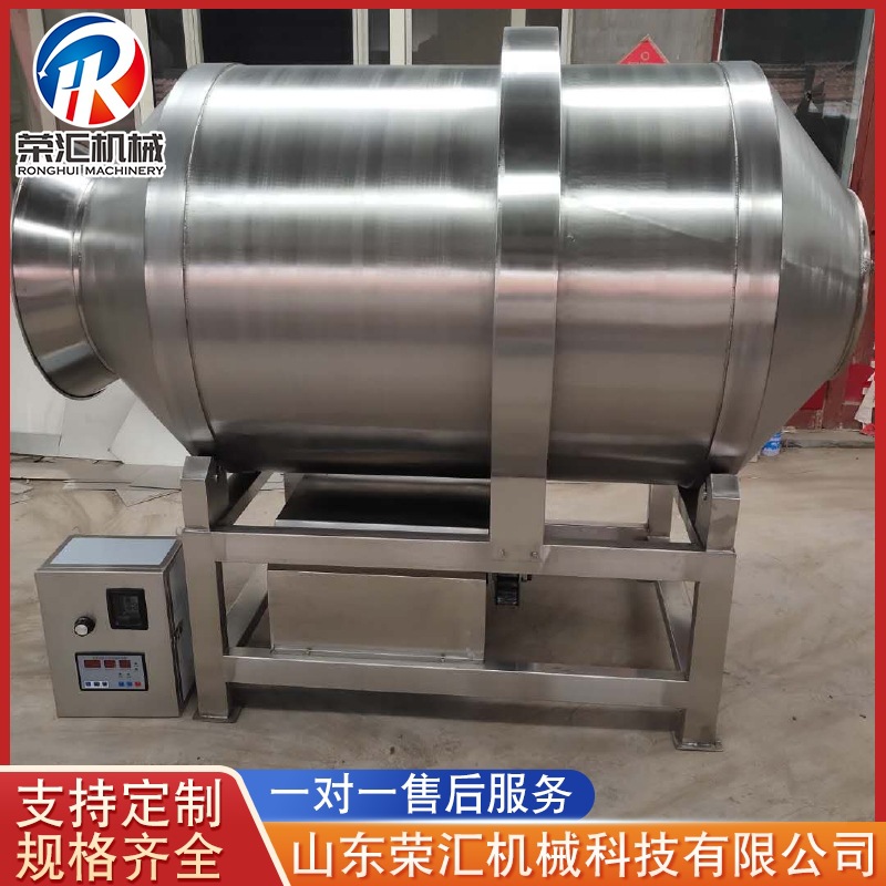 厂家供应304不锈钢食品搅拌机 滚筒式薯片拌料机 鸡翅腌制入味机