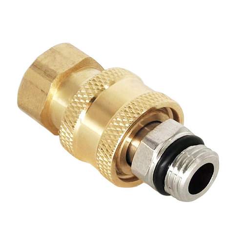High pressure car wash water gun 14*1.5 copper female stainless steel male high pressure washer connector car wash machine union