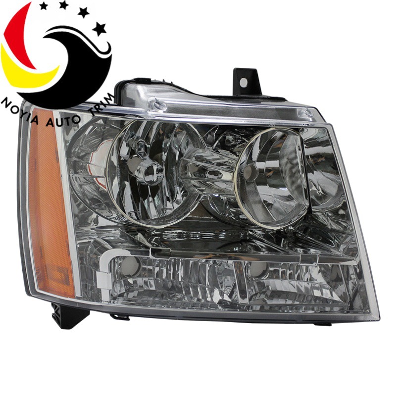Faros Delanteros Estándar Americanos Electrochapados Originales para Automóviles Chevrolet Modelos 07-14 Avalanche Suburban Tahoe