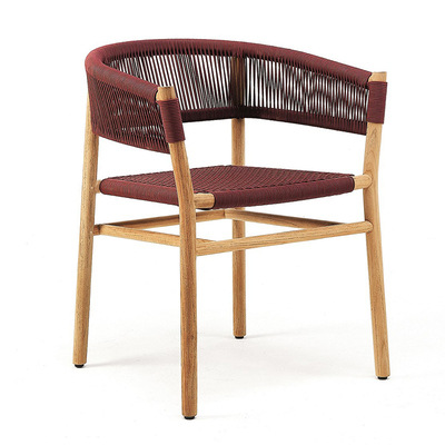 Silla de comedor (madera de cera blanca)