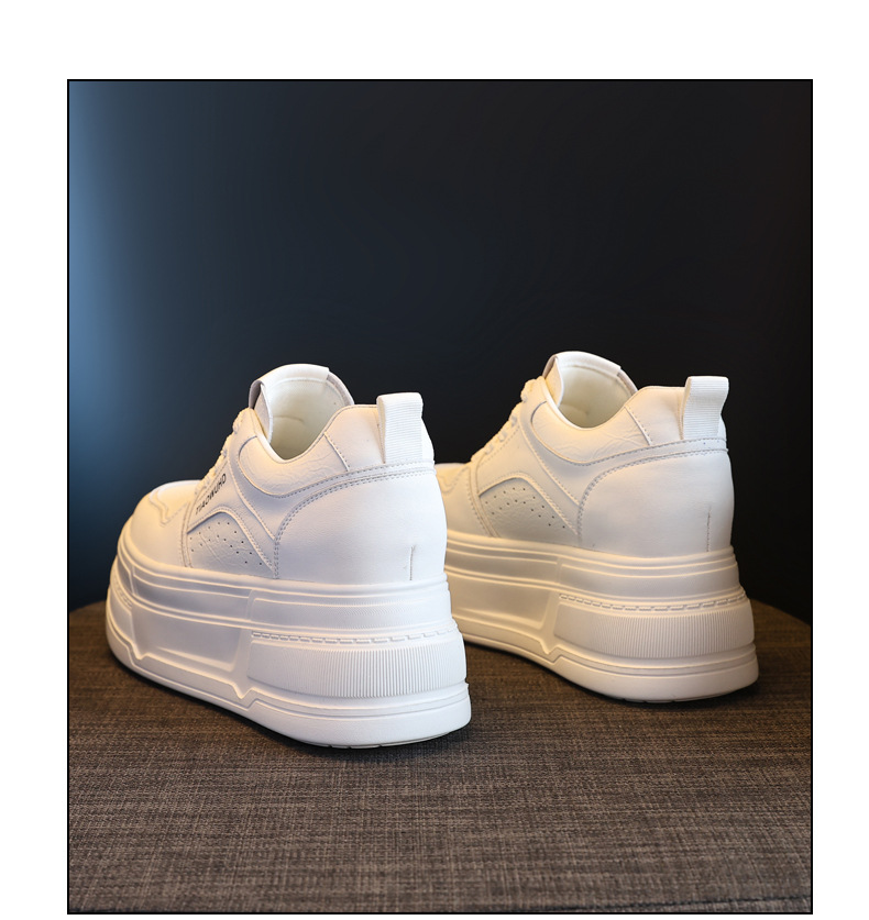 Giày sneaker nữ chunky đế dày tăng chiều cao 8 cm, phong cách trẻ trung — màu be chi tiết 20