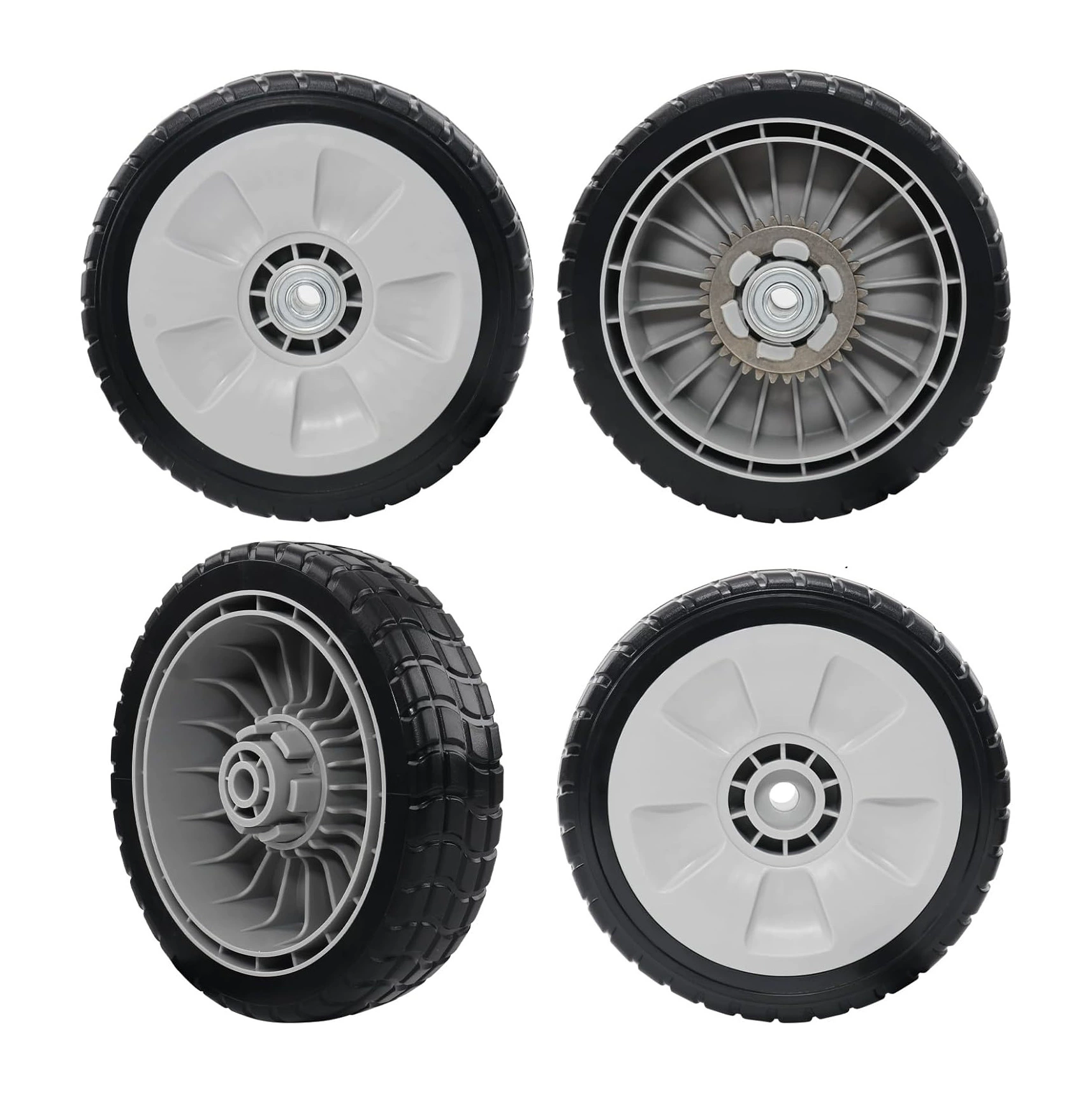4 шт. HRR216 приводное колесо газонокосилки, 2 задних колеса и 2 задних колеса