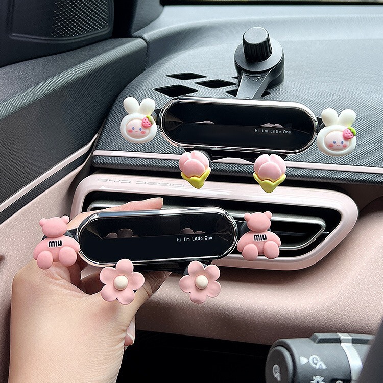 BYD Seagull car phone holder, new model, does not block the air vent, cute car navigation stand BYD Seagull car phone holder, new model, does not block the air vent, cute car navigation stand