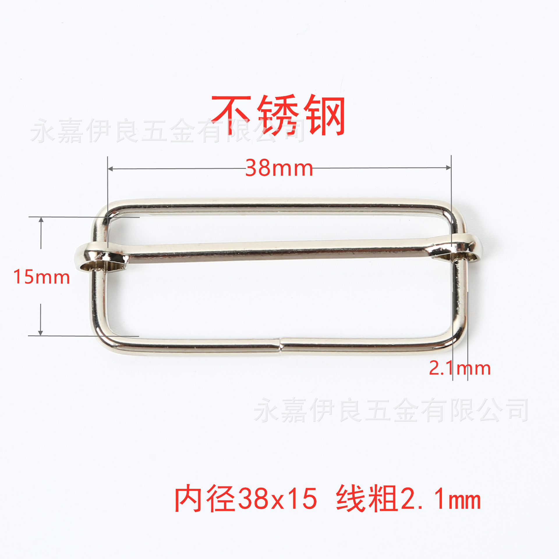 Venta directa de fábrica de hebillas metálicas en forma de D en stock, hebillas ajustables de acero inoxidable, nuevas hebillas de tracción, hebillas de tres niveles de cobre, hebillas de alambre de hierro. image 144
