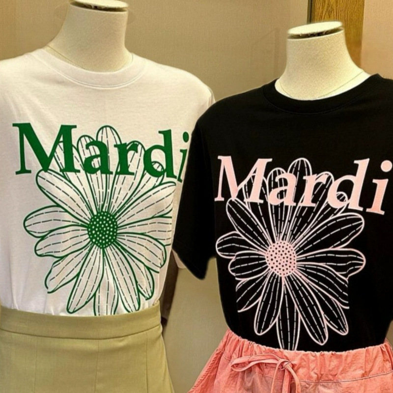 High-Quality In-Stock Korean Mardi Short-Sleeve Women's Classic Daisy New Style T-Shirt Top Short-Sleeve Printed T-Shirt High-Quality In-Stock Korean Mardi Short-Sleeve Women's Classic Daisy New Style T-Shirt Top Short-Sleeve Printed T-Shirt