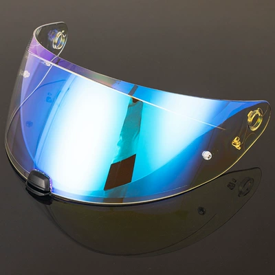 Night Universal Motorcycle Equipment — Motosiklet dəbilqələri - transparent-revo-blue-for-day-and-night-use