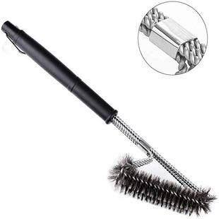 18inch Long Handle Bbq Cleaning Brush Wire Brush Grill Mesh Brush Oven Brush Bbq Cleaning Steel Brush Bbq Tool