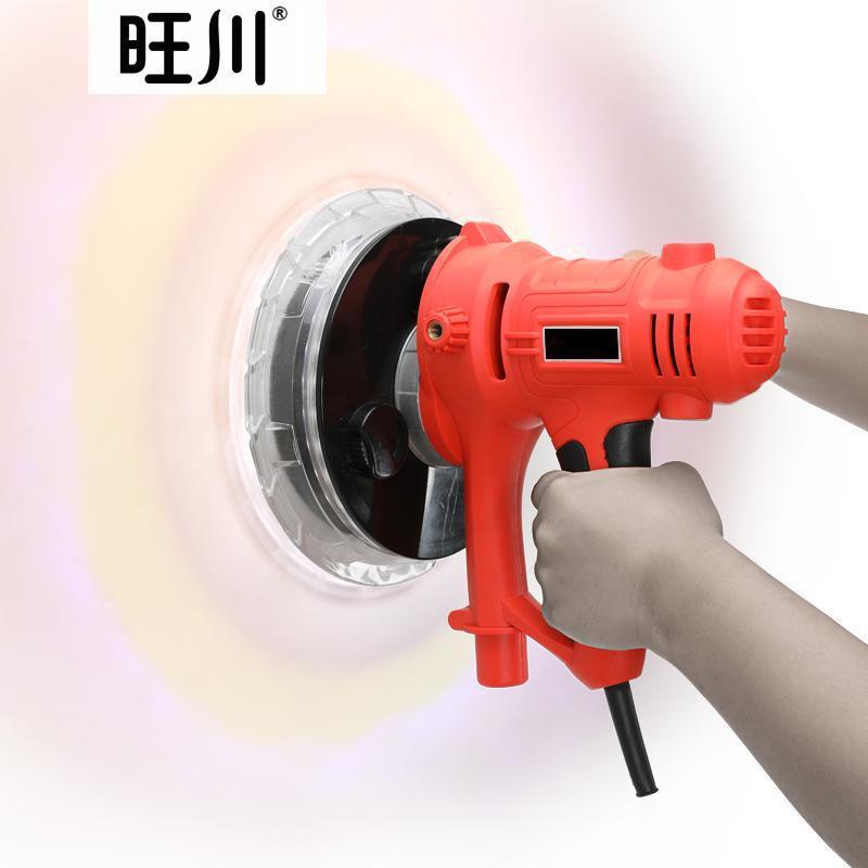 旺川电动砂纸打磨机小型家具油漆砂光机墙面平板腻子木工抛光神器|undefined