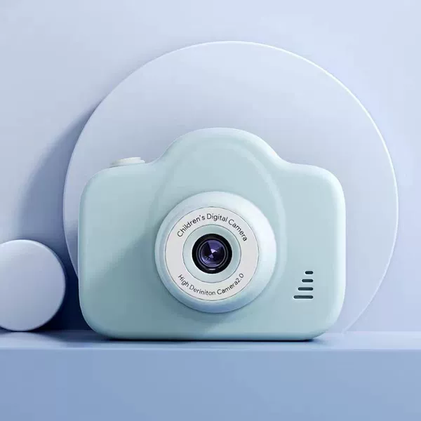 HD blue [selfie + video recording + filter + music] - high-speed 64G memory card - [can take 10,000 photos and transfer to mobile phone