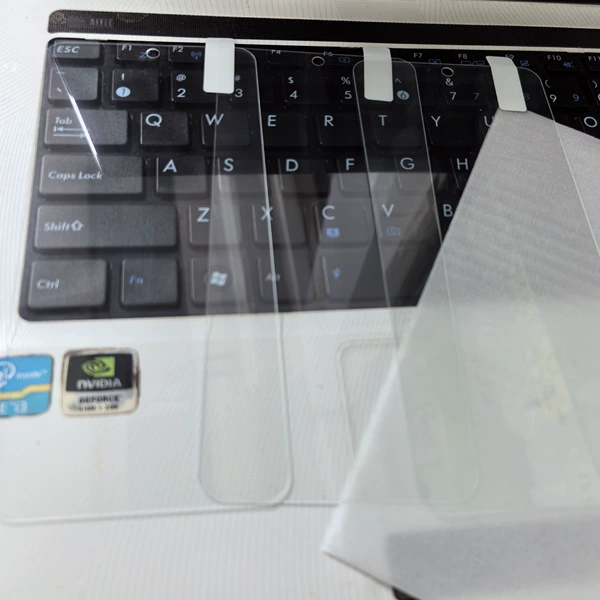 Full -screen transparent steel film