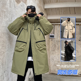 2024 Winter New GB 85% Velvet Content Down Jacket ins Hong Kong Style All-match Thickened Couple White Duck Down Jacket