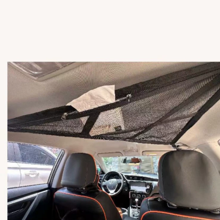 Автомобильные аксессуары: трехручная подвесная сетка-органайзер на крышу, защита от давления, для необходимых вещей в автомобиле, на заказ