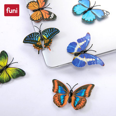 Funi Colorful Butterfly Magnetic Magnet Refrigerator Magnet Insect Magnetic Sticker Magnetic Teaching Home Creative Refrigerator Magnet