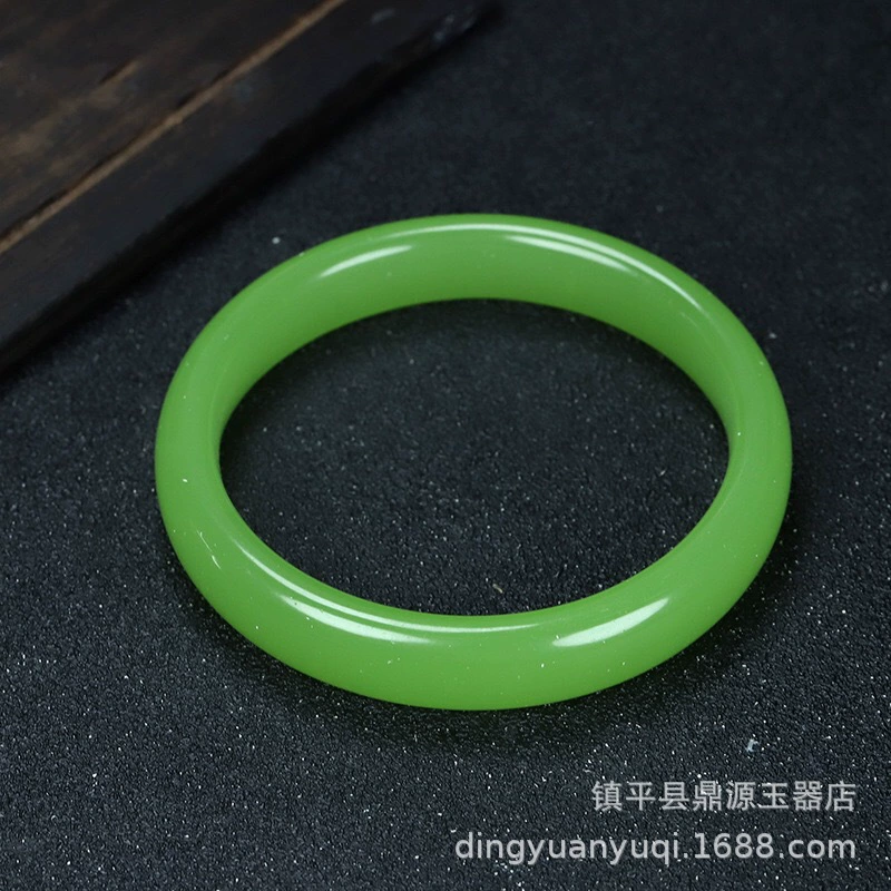 Multicoloured glass bracelet jade, Birthday gift
