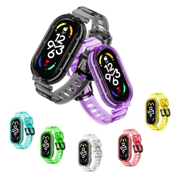 xDfind Glacier Armored One-Shell TPU Bracelet para pulseras Xiaomi 10 / 9 / 8