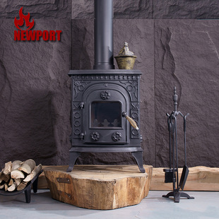 New Australian Sping European Fireplace Independent Cast Iron Fireplace Wood Burning Real Fire Fireplace Heating Fireplace Fs-17