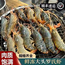 生冻罗氏虾大号鲜活速冻罗氏沼虾多规格大头虾商用海鲜水产批发