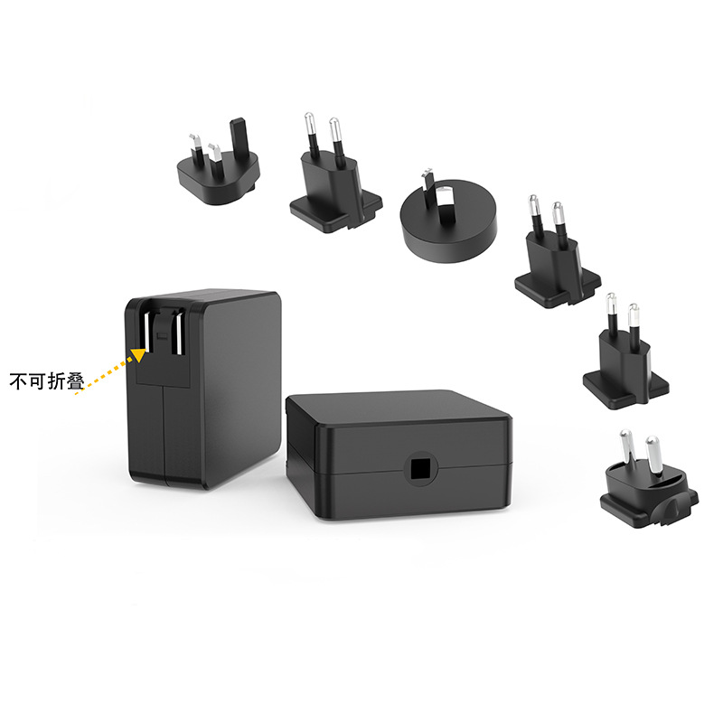 热销60-100W折叠带转换头线卡转换插头多功能转换头LCF-830