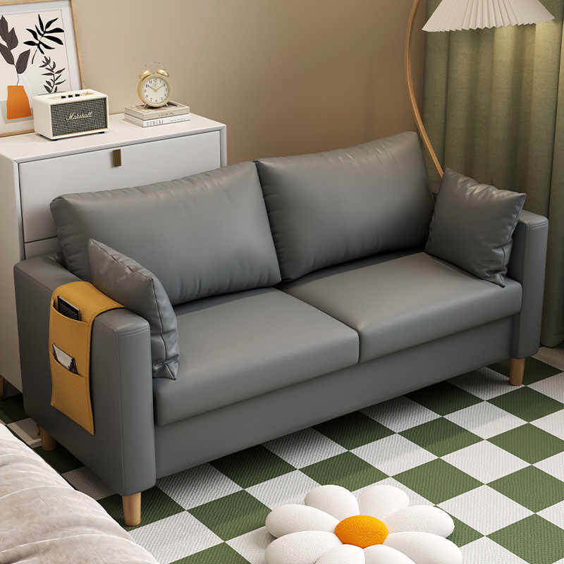 Sofá nórdico pequeño alquiler de casa sala de estar dormitorio apartamento moderno simple doble triple red sofá pequeño