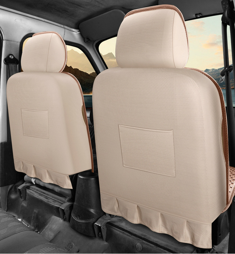 Special wuling glory new card 1.51.8 double-row seat small truck for special car ice silk breathable four-season seat cover
