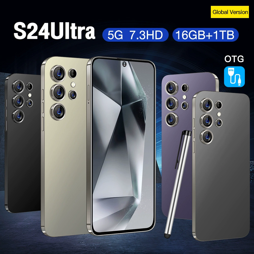 MIQOO S24 Ultra 16GB+1TB, 7.3'' HD, 50MP+108MP Quad Camera, EU/US/AU/UK color variants