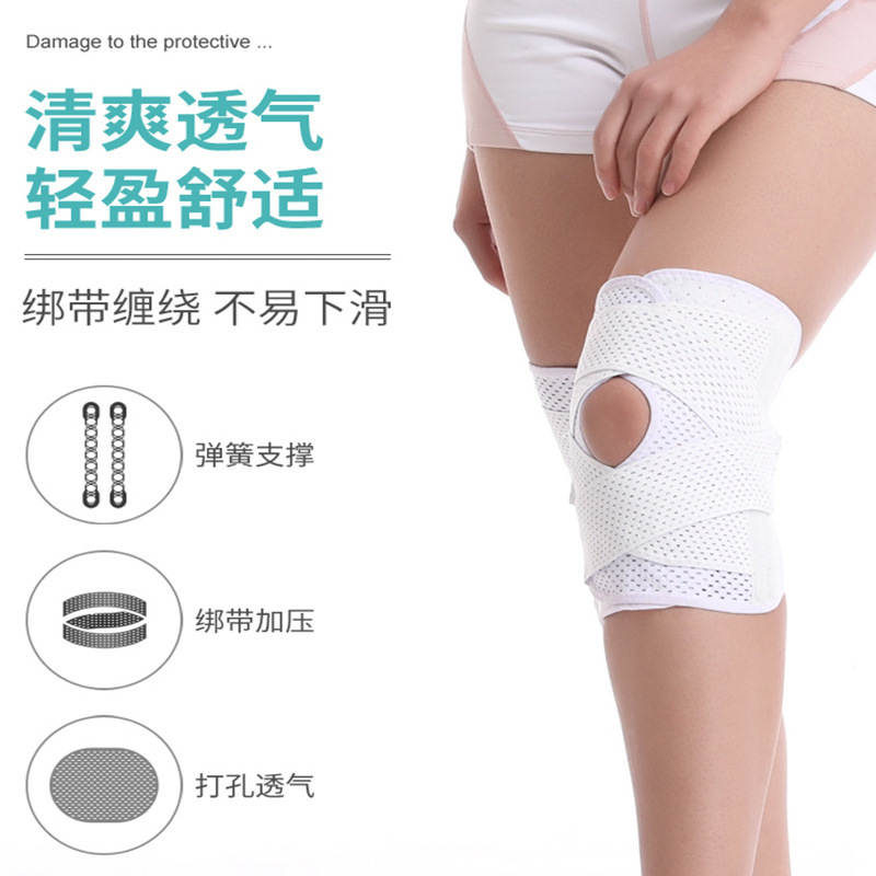 Correr ligamento especial lesión femenina rodilla articulación masculina deportes equipo de protección rótula manga protectora de cuatro generaciones japonés rodillera