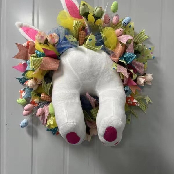 2024 conejo de Pascua colgante de Navidad transfronterizo Amazon Garland decoración Garland accesorios de decoración del hogar