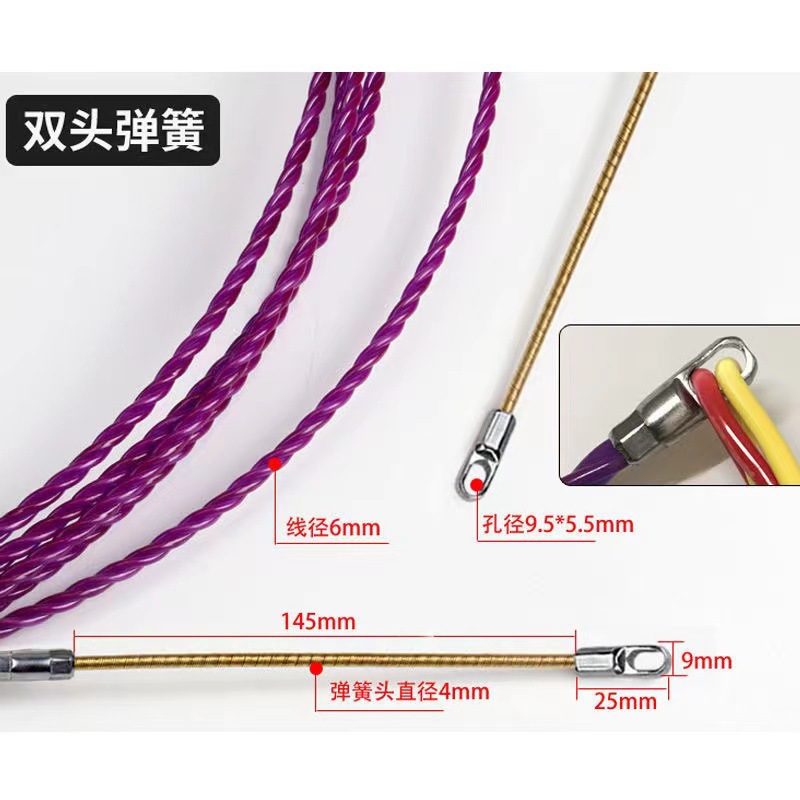 Fuente fabricante transfronterizo enhebrador de doble cabeza enhebrador púrpura enhebrador de cabeza plana enhebrador image 5