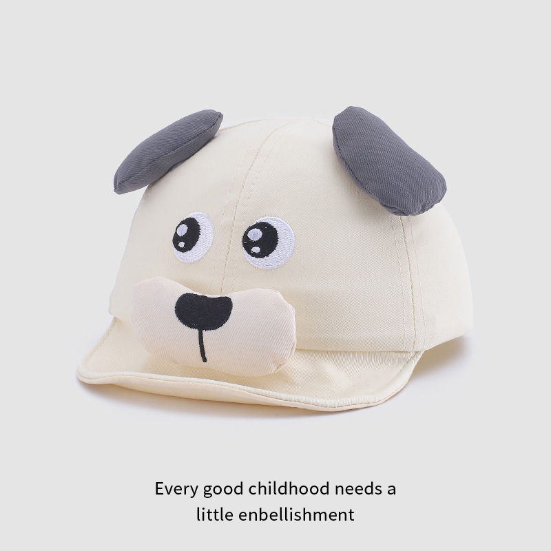 Sombreros para bebés primavera y otoño delgados para bebés masculinos y femeninos, gorras de lengua suave, gorras de béisbol de dibujos animados para niños adorables.