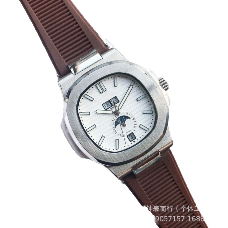 Baida Nautilus 5726 granada deporte luminoso fase lunar reloj mecánico automático reloj para hombre reloj para mujer suministro directo de fábrica