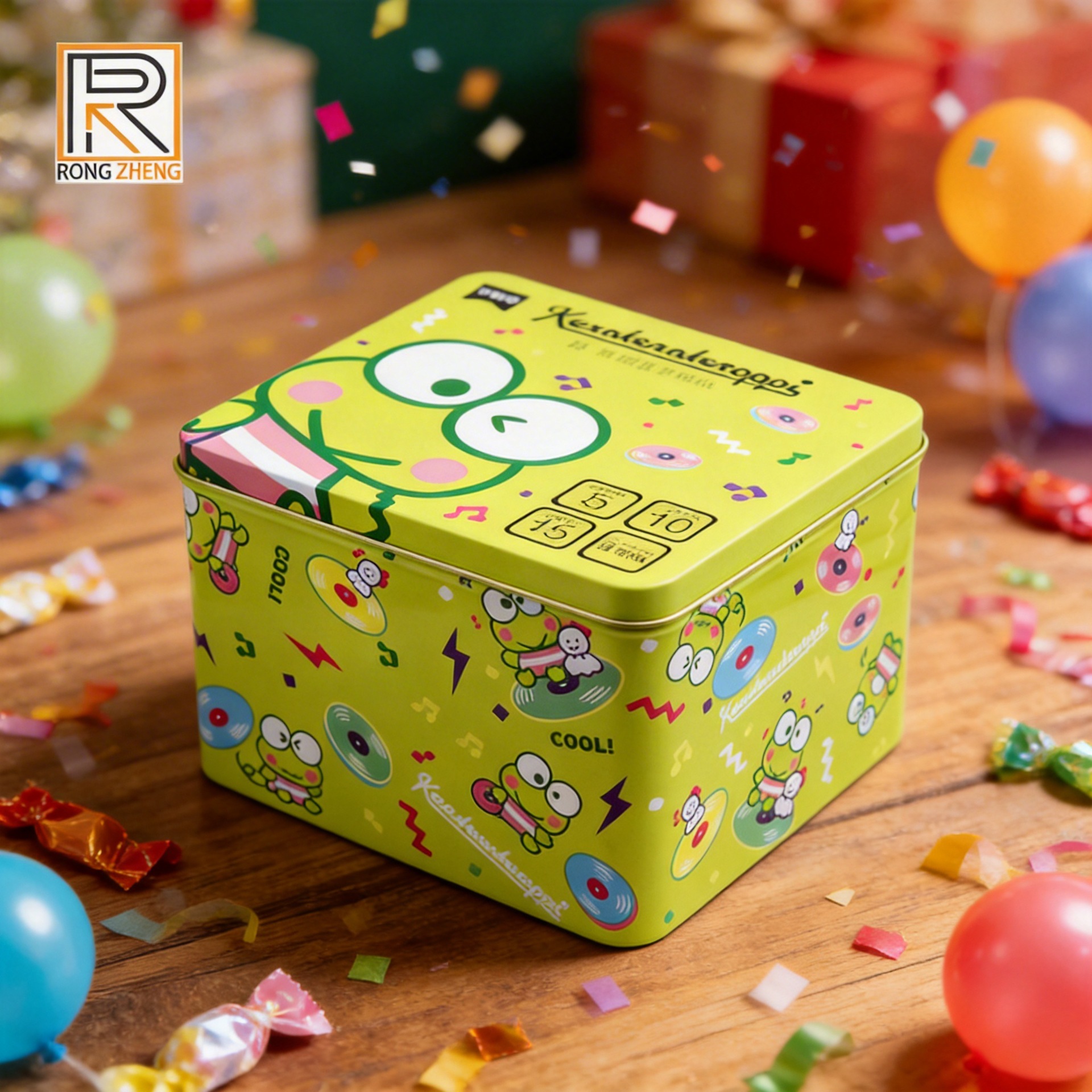 批发定 制节日糖果  巧克力 饼干食品级包装马口铁盒 方形金属罐