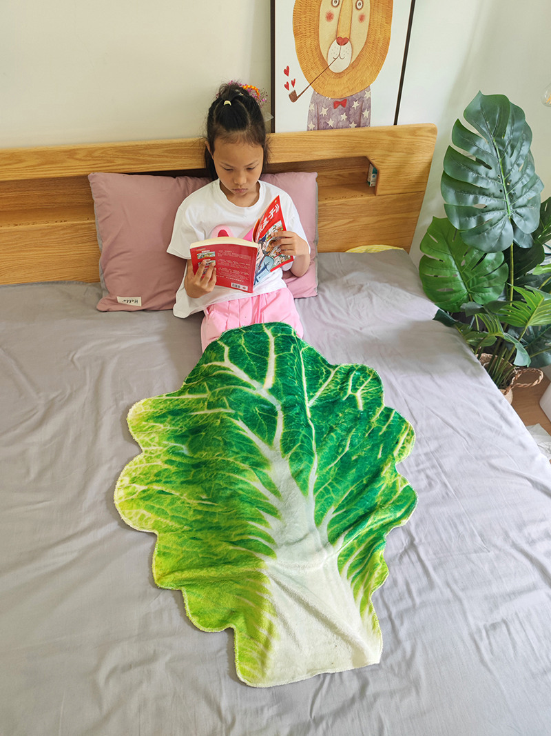 Col chino divertido manta divertido Internet celebridad La Escuela Primaria niños verde niños barato niño hojas