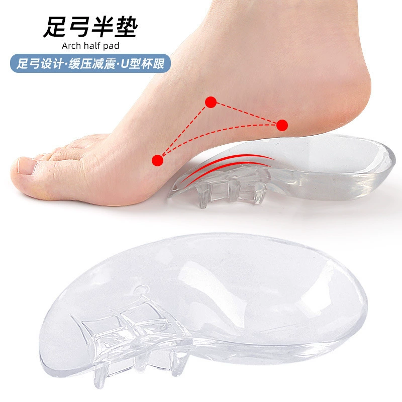 Прозрачные стельки с поддержкой свода стопы для взрослых с изогнутыми ногами и плоскостопием, ортопедические стельки для коррекции осанки и поддержки плоскостопия.