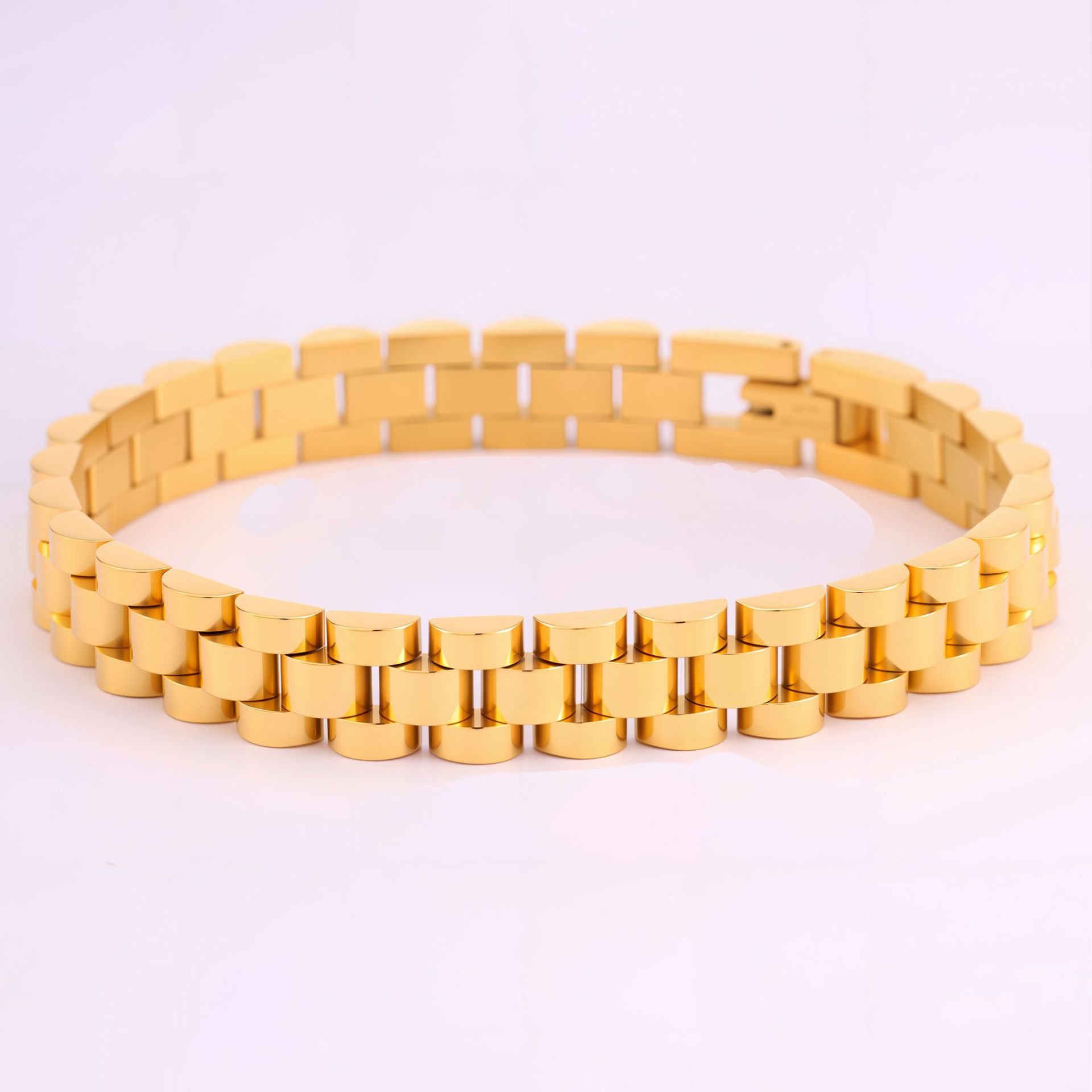 304L de precisión de acero inoxidable pulsera de marca no decolor joyas de pulsera