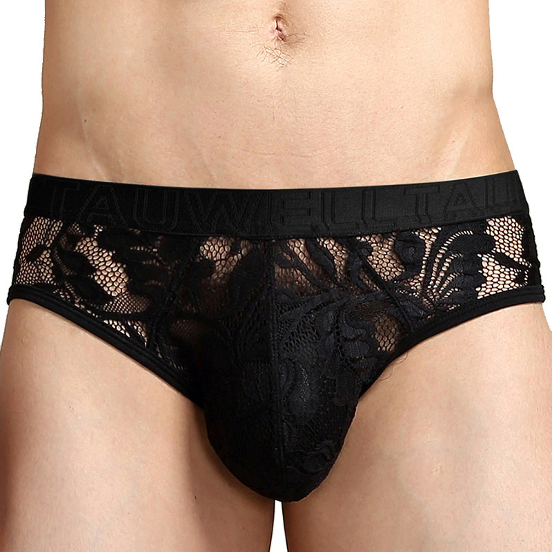 TAUWELL new underwear men's low waist sexy lace triangle underwear foreign trade sexy underwear underwear TAUWELL new underwear men's low waist sexy lace triangle underwear foreign trade sexy underwear underwear