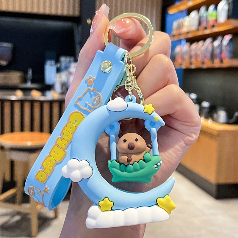 かわいいカピバラカピバラ人形キーペンダント子供のバックパックペンダント車のキーホルダー卸売|undefined
