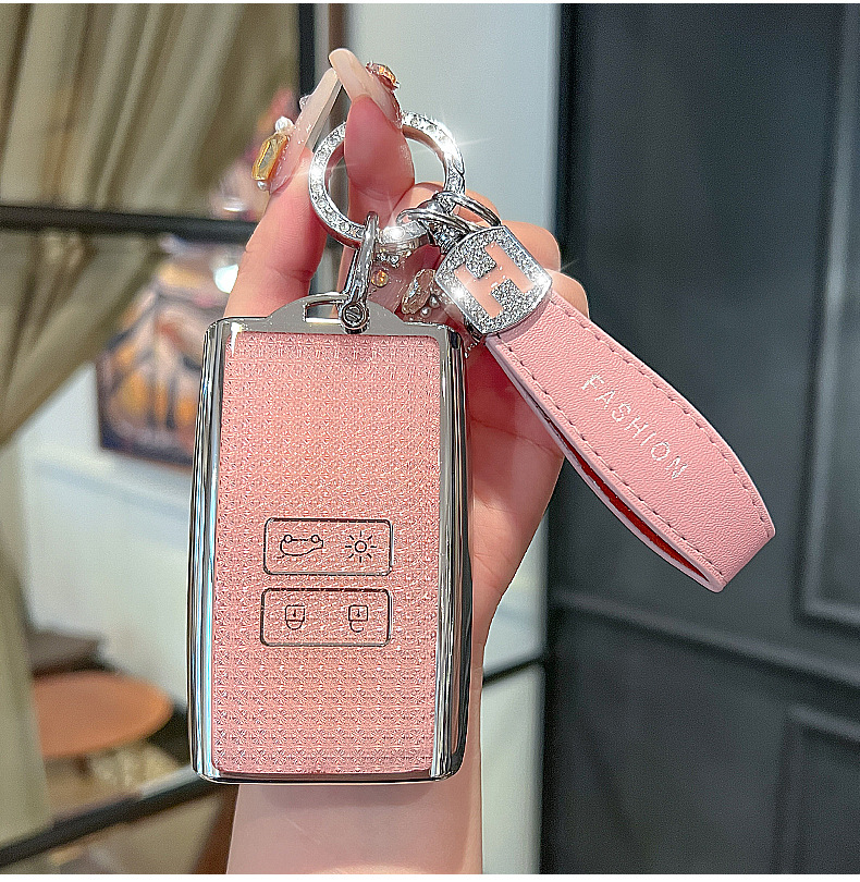 Suitable for Renault Koleo Key Case Latitude Fenglang Kabin Laguna Car High-end Key Protective Cover Buckle