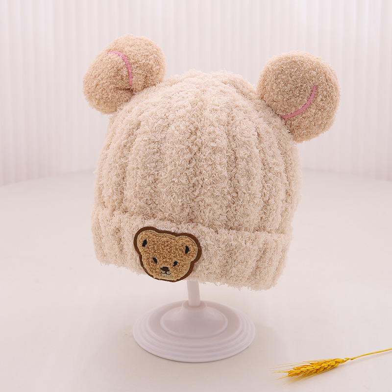 Girl's Cartoon Style Solid Color Beanie Hat display picture 5