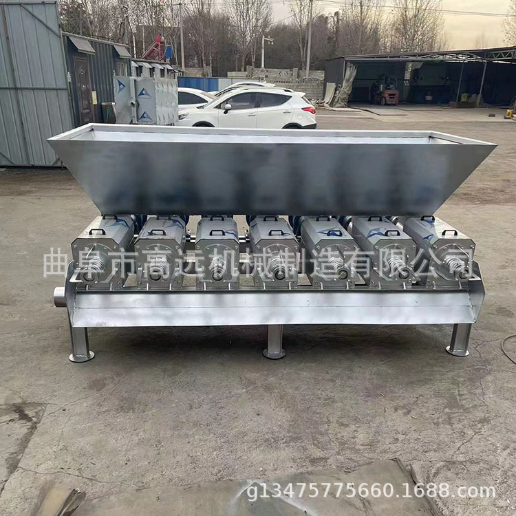 不锈钢干湿分离机   屠宰场粪污处理机   养殖场猪粪处理挤干机